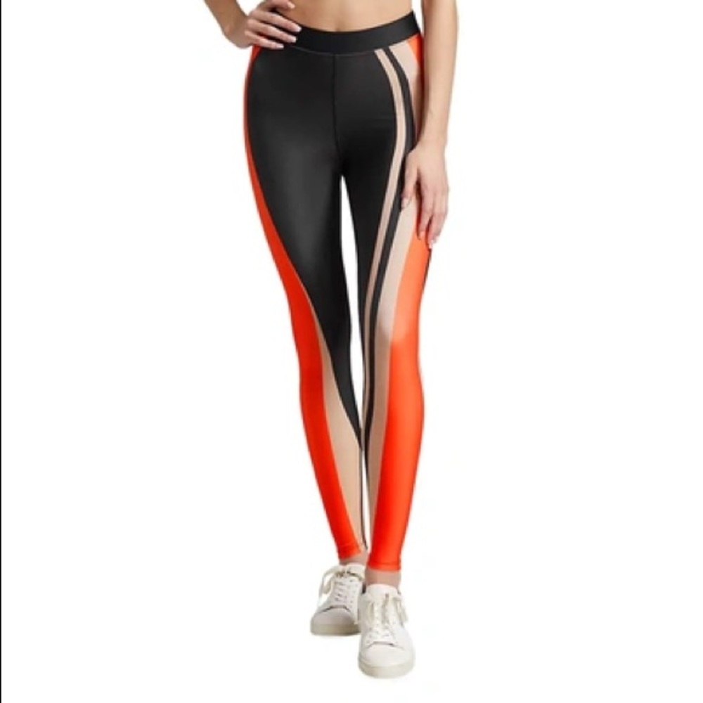 P.E NATION
Pace Change High-rise Stretch-recycled-polyester Leggings In Black